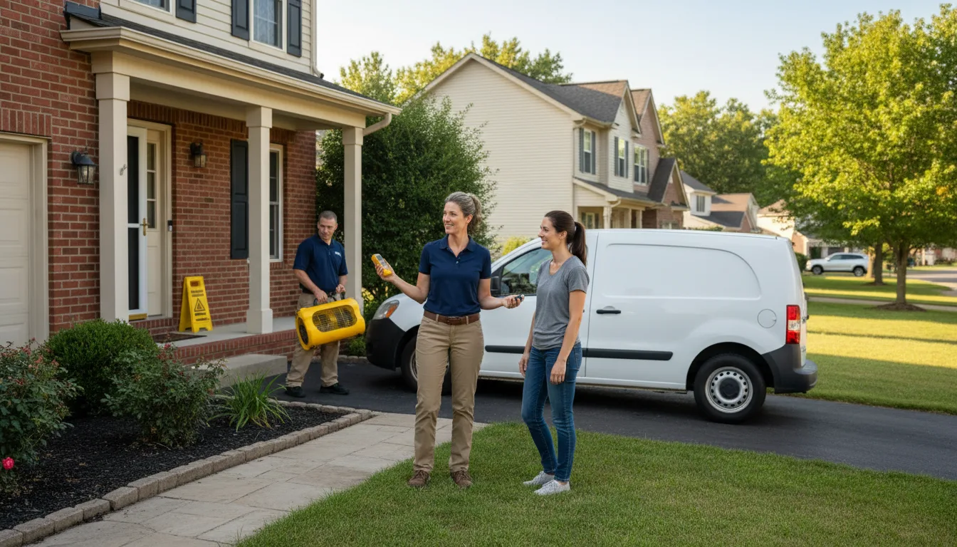 Water restoration image for Flood Water Cleanup, Removal And Restoration Services in Sandusky, MI